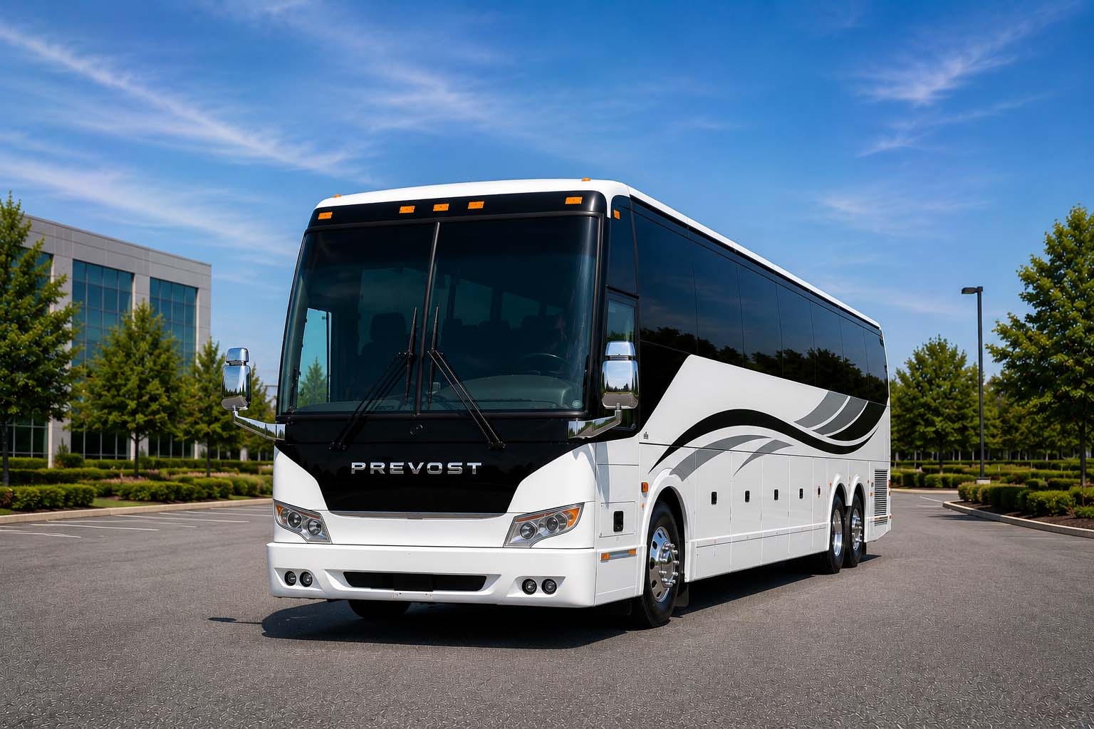 Charter bus rental in Everett, WA